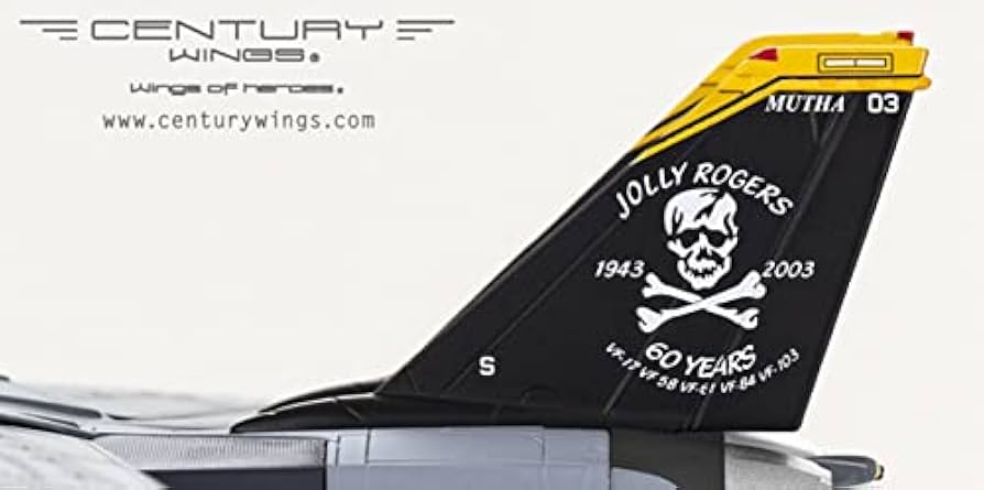 CENTURY WINGS F-14B トムキャット ジョリーロジャース 限定版 Amazon | Century Wings 1/72 F-14B アメリカ海軍 第103戦闘飛行